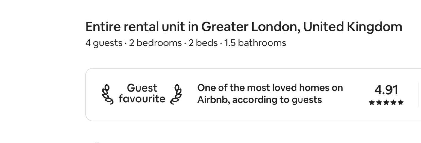 Ferienwohnung Stylish & Tranquil Flat With Excellent Connections London Exterior foto